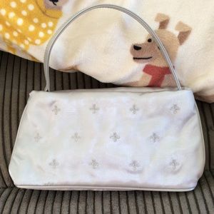 Silver Cloth Evening Bag